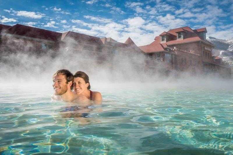 Swimming at Glenwood Hot Springs Pool