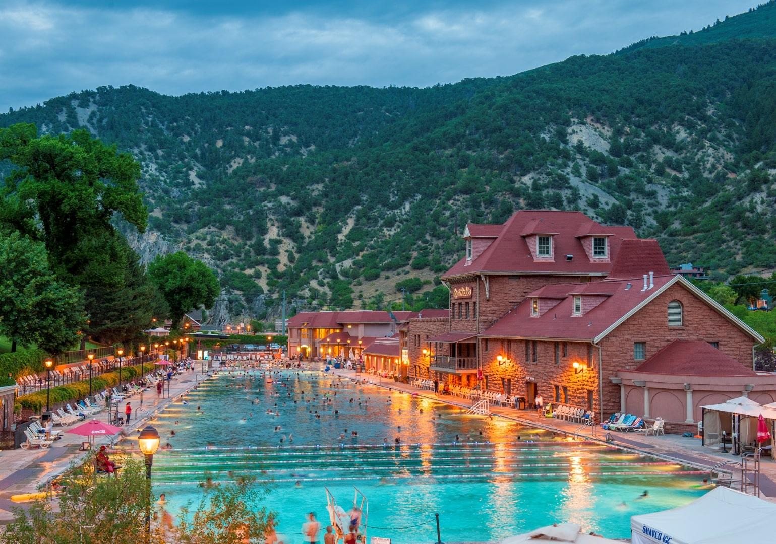 Views of Glenwood Hot Springs Resort