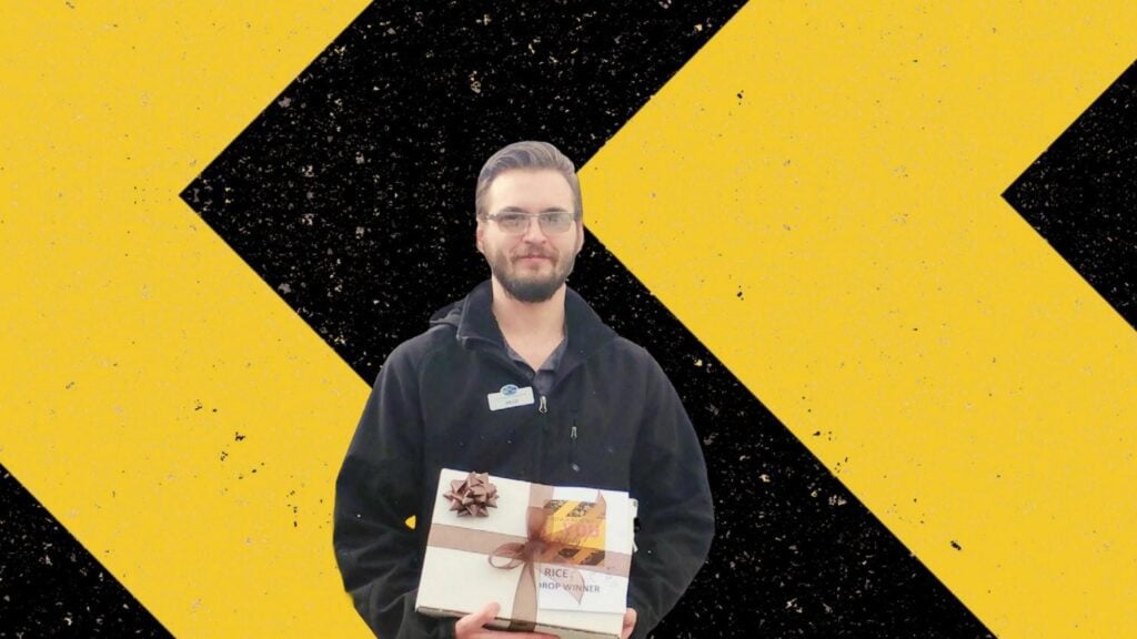 Brad Rice, 2022 Annual Safety Drop Winner at Glenwood Hot Springs Resort