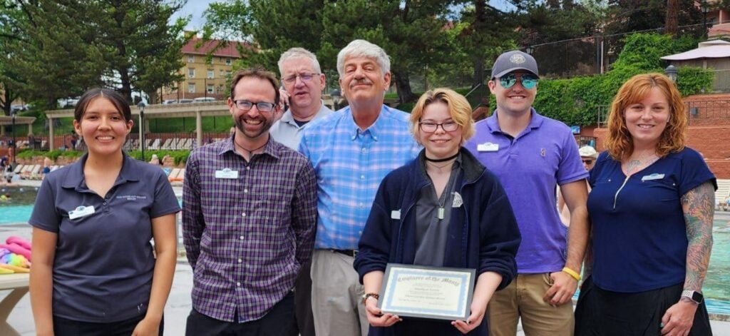 Amethyst Ferris, May Employee of the Month for Glenwood Hot Springs Resort