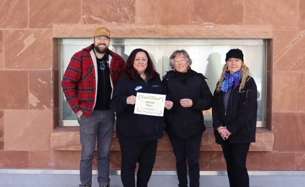 Michelle Santos, December 2024 Employee of the Month at Glenwood Hot Springs Resort
