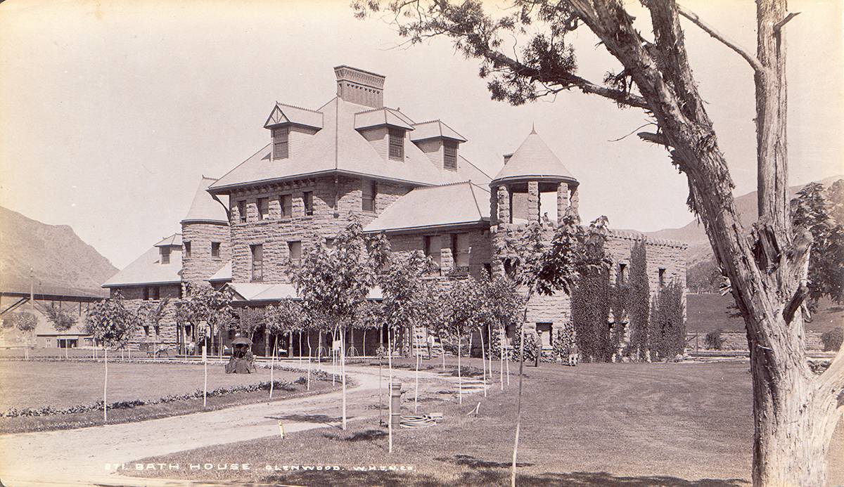Historic Stone Bath House at Glenwood Hot Springs Resort