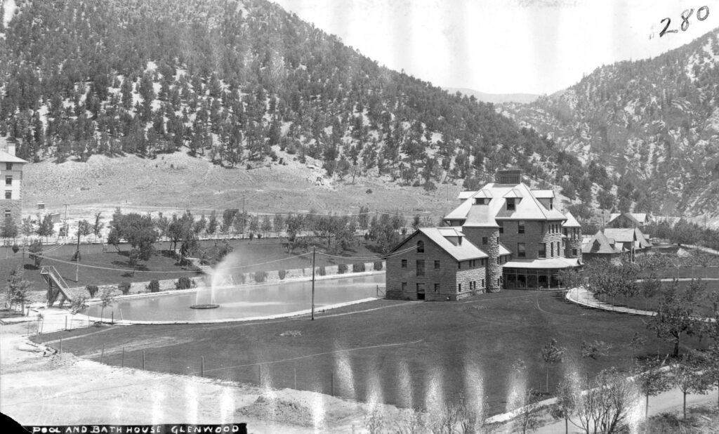 Historic Stone Bath House at Glenwood Hot Springs Resort