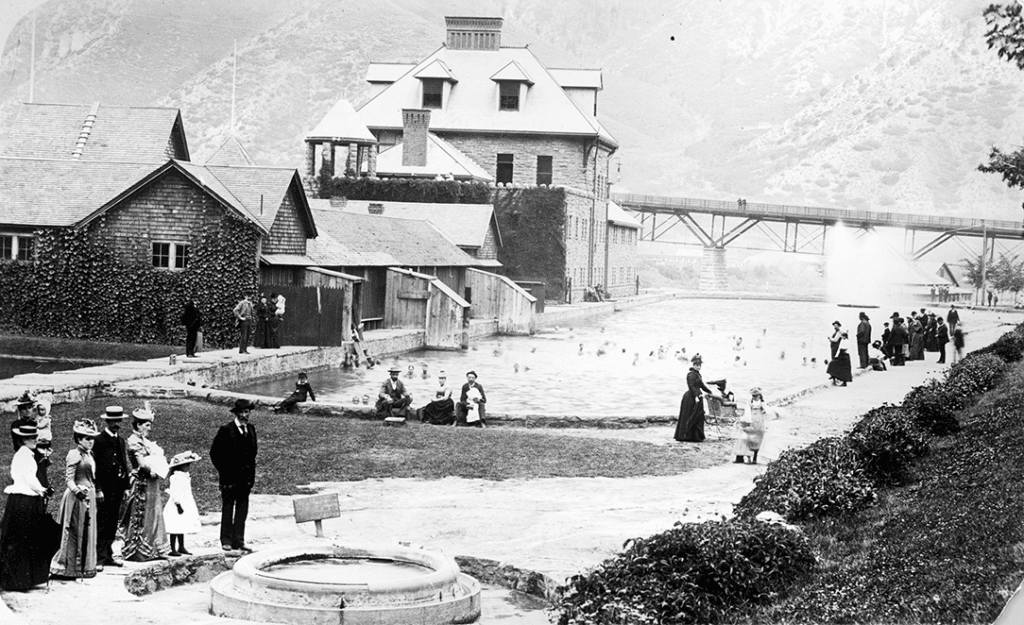 Historic Stone Bath House at Glenwood Hot Springs Resort