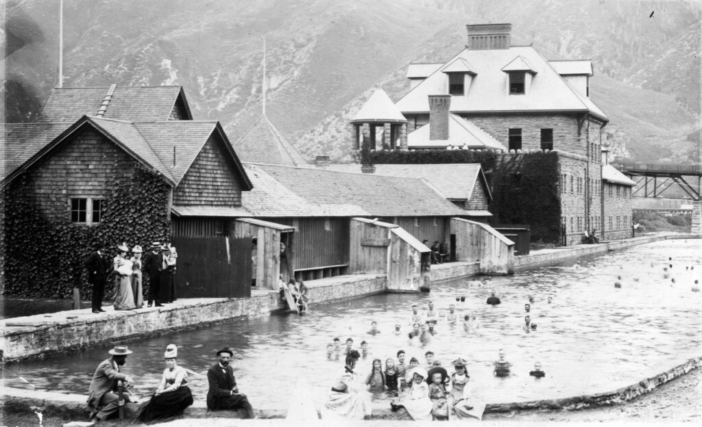 Historic Stone Bath House at Glenwood Hot Springs Resort