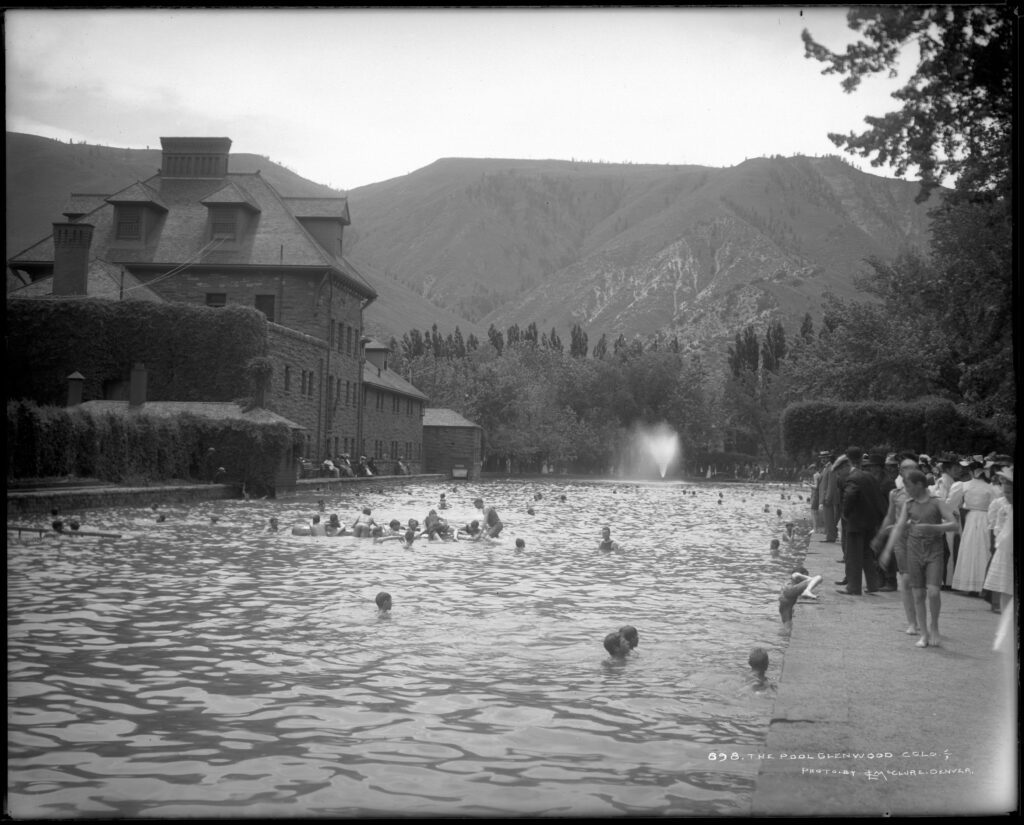 Historic Stone Bath House at Glenwood Hot Springs Resort