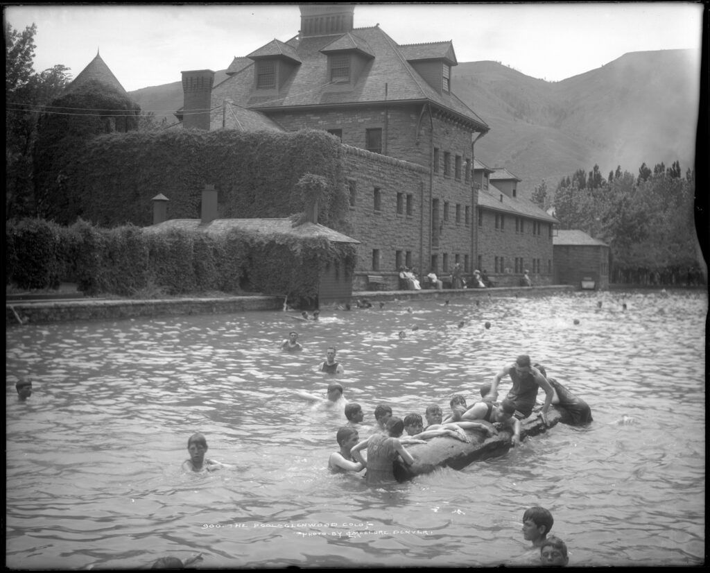 Historic Stone Bath House at Glenwood Hot Springs Resort