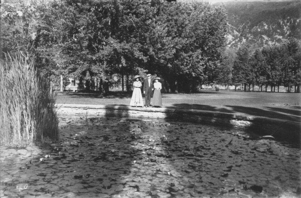 Lily Pond at the Historic Glenwood Hot Springs Resort