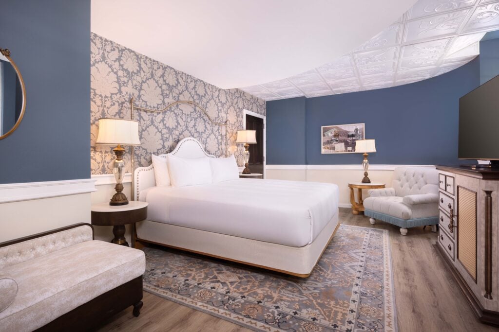 Silver Kings Suite Bedroom in the Hotel 1888 at Glenwood Hot Springs Resort