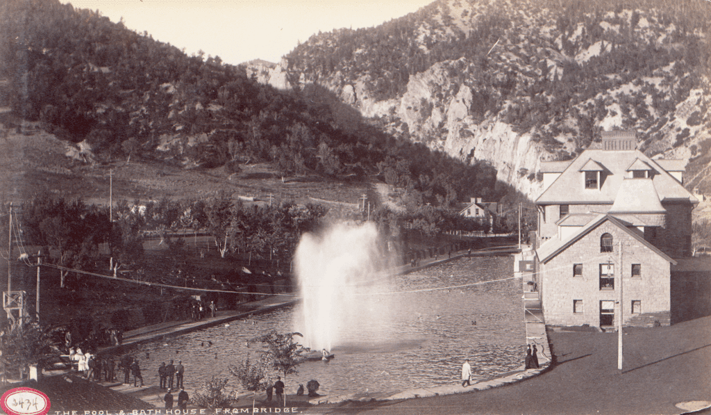 Historic Stone Bath House at Glenwood Hot Springs Resort