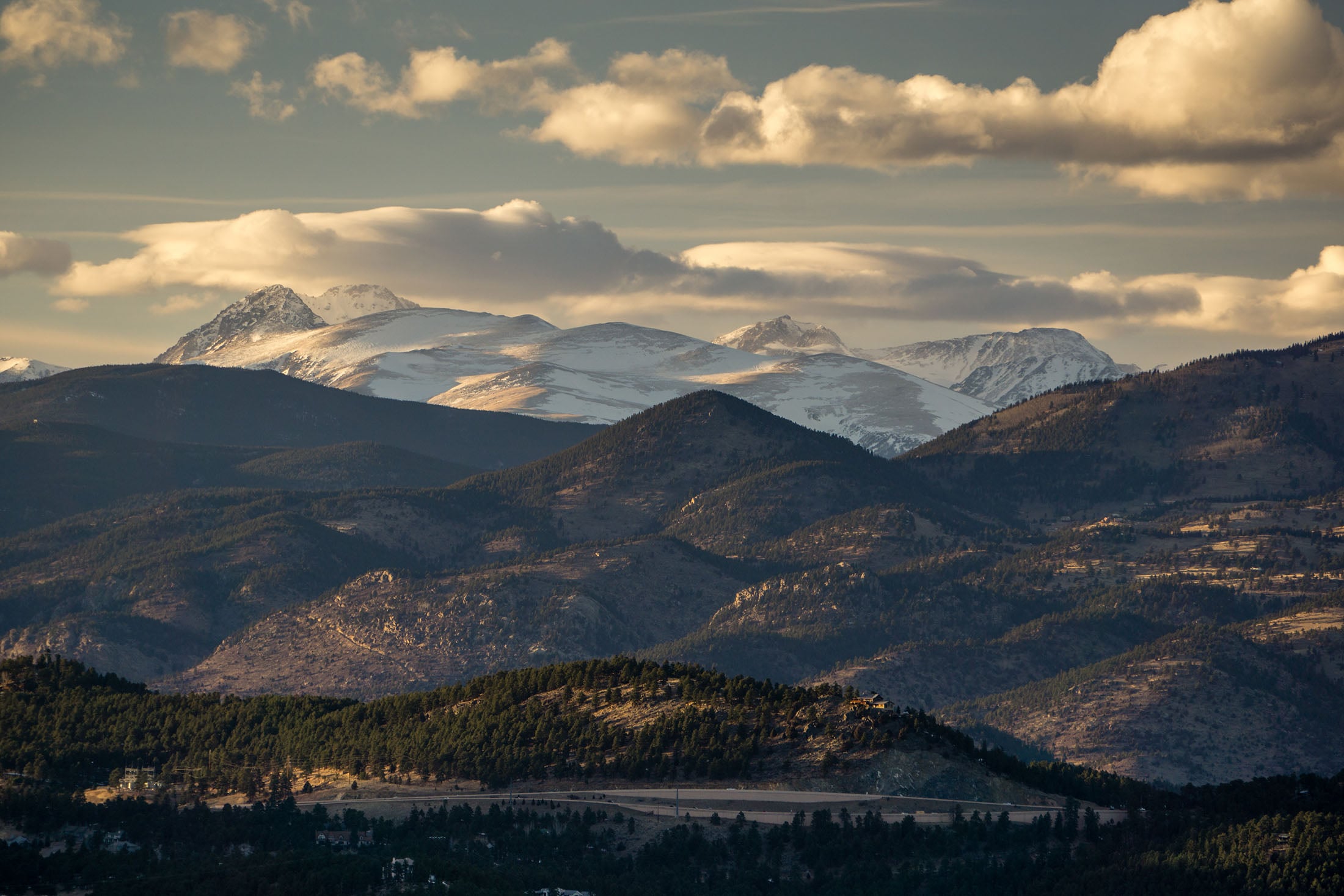 Colorado's Rocky Mountains and I-70 East of Glenwood Hot Springs Resort