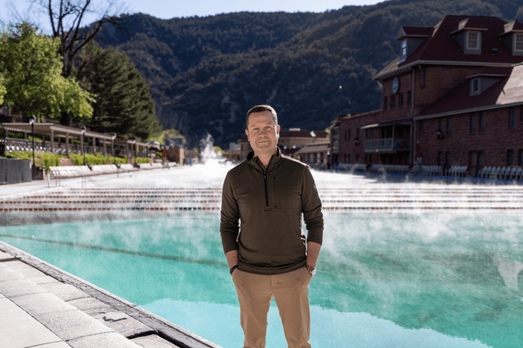 Doug Hayes, CEO of Glenwood Hot Springs Resort