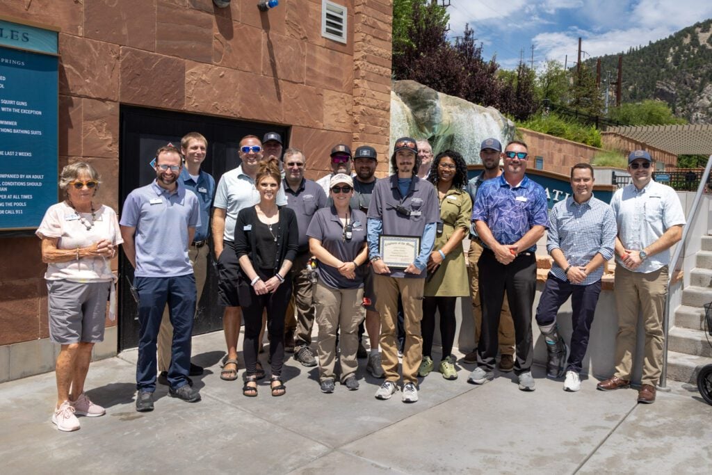 Johnny Webber, Glenwood Hot Springs Resort's May 2026 Employee of the Month