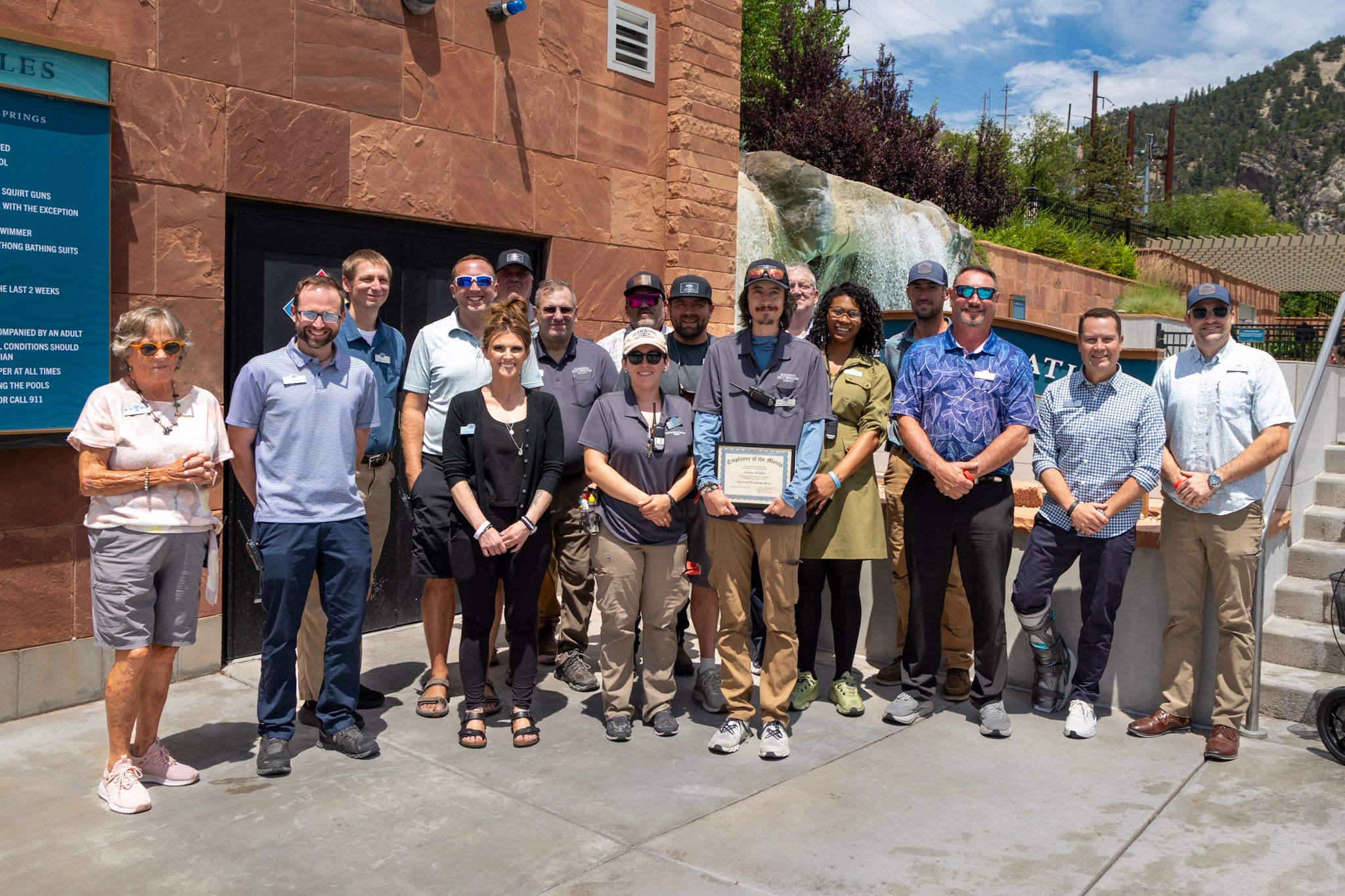 Johnny Webber, Glenwood Hot Springs Resort's May 2026 Employee of the Month